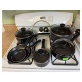 T-Fal cookware, skillets, pots, pans