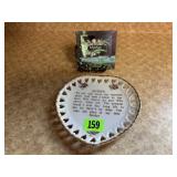 Mother decorative plate, mirror