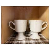 Stoneware toddy mugs (5)