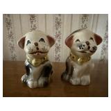 Puppy salt & pepper shaker set