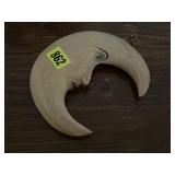 Man in the Moon wood carving