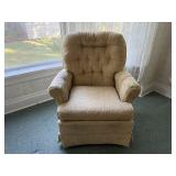 Baroque swivel easy chair