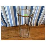 Vintage glass tiered plant stand
