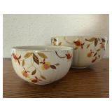 Hall Jewel Tea stacking bowls (2)