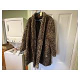 Marvin Richards cheetah fashion coat