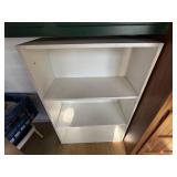 White bookcase, no contents included