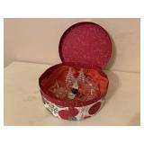 Holiday trees, stones, star candle holders