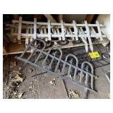 Plastic garden fencing