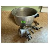 Pan, universal meat grinder