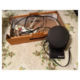 Television antenna, surge protector, cords