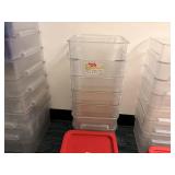 Food Storage Container w/ lids, 9" x 9"
