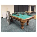 Pocket pool table w/