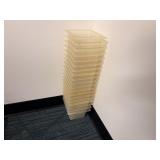 Plastic Food Pans, 6" x 7"