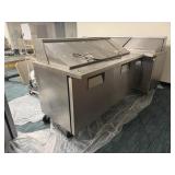True TSSU-60-24M-B-ST-HC Refrigerated Prep Table