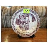 Santa's Workshop North Pole plate
