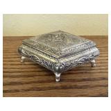 Trinket box, cross pendant