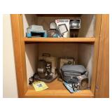 Keystone 8 mm movie camera, projector, slide vue