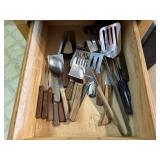 Vintage, advertising utensils, spatulas, cutlery