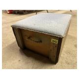 Padded explosives storage crate