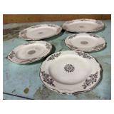 Homer Lauglin china plates (5)