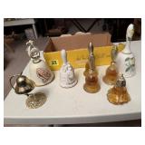Lefton, assorted bells, bell cologne bottles