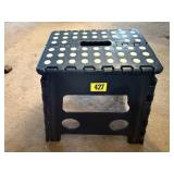 Folding step stool