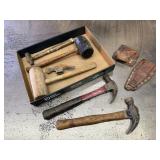 Hammers, mallets, tool hosters