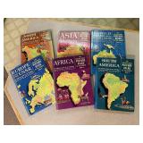 1960 The Golden Book Picture Atlas book set