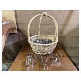 Basket of cookie cutters