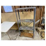 Metal shelving, no contents included