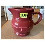 Longaberger pottery pitcher