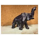 Stone elephant sculpture