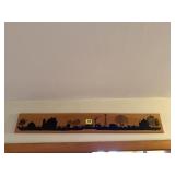 Autumn Chores silhouette wooden wall decor