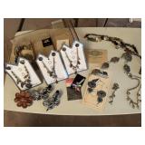 Costume jewelry, hair clips