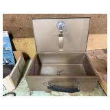 Metal lock box
