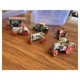 Miniature toy tractors, automobile