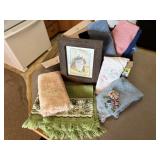 Outhouse picture, hand towels