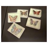 Butterfly pins (5)