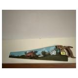 Hand painted saw