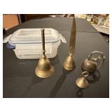 Brass bell collection
