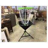 Portable disc golf game