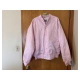 Pink button up jacket