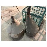 Crate, galvanized funnels (2)