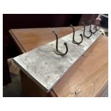 Farmhouse wall coat rack