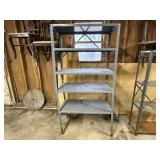 Metal shelving, no contents included