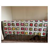 Granny square afghan