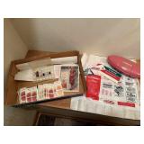 Sewing notions,buttonholer, needles, bobbins