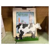 Cow Mail Mates decorative mailbox planter