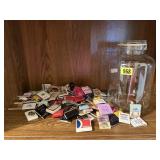 Jar of matchbooks