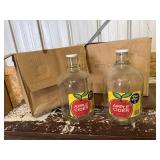 Apple Cider gallon glass jugs